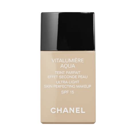 chanel fondotinta acqua|VITALUMIÈRE AQUA Fondotinta colorito perfetto effetto.